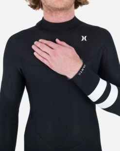 Mens Advantage 4/3mm Back Zip Fullsuit -Borcelle Cloth Store MFS0000403 BLACK 05