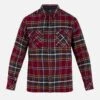 SANTA CRUZ SHORELINE FLANNEL LONG SLEEVE 2 SANTA CRUZ SHORELINE FLANNEL LONG SLEEVE -Borcelle Cloth Store MVS0005760 TRULY RED 1