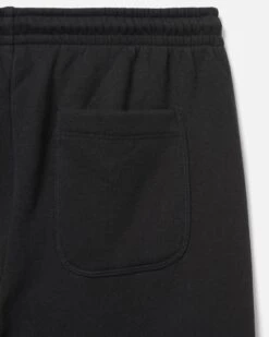 Exist Boxed Logo Cotton Fleece Short -Borcelle Cloth Store hfa20vmb 00915 black 3