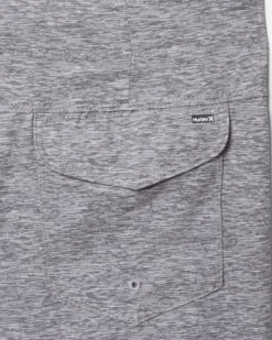 Essential One And Only Boardshort -Borcelle Cloth Store hfa22vmb 05196 grey white 3