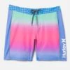 Essential One And Only Gradient Boardshort 18" -Borcelle Cloth Store hfa22vmb 05203 turquoise 1
