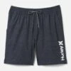 Essential Heather Volley Boardshort -Borcelle Cloth Store hfa22vms 05178 navy 1