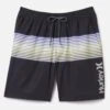 Essential Lobos Volley Boardshort 18" -Borcelle Cloth Store hfa22vms 05184 black 1