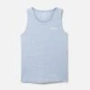 Exist One And Only Blended Short Sleeve Graphic Tank -Borcelle Cloth Store hfa22vmt 05363 ice blue 1