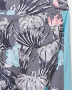 Essential Hibiscus Boardshort 20" 8 Essential Hibiscus Boardshort 20" -Borcelle Cloth Store hsp22vmb 03912 dark grey 3