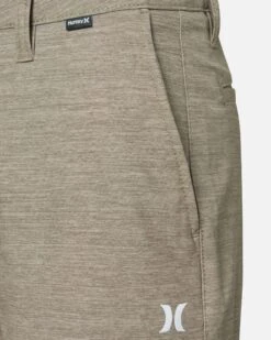 Essential Heather Hybrid Walkshort -Borcelle Cloth Store hsp22vmb 03967 khaki olive 3