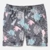 Essential Hibiscus Volley Boardshort 18" 2 Essential Hibiscus Volley Boardshort 18" -Borcelle Cloth Store hsp22vms 03918 dark grey 1
