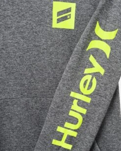 Exist Bootcamp French Terry Pullover Hoodie -Borcelle Cloth Store hsp23vmp 06409 grey black 4