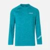 Essential One And Only Long Sleeve Rashguard -Borcelle Cloth Store hsp23vms 06352 teal 1