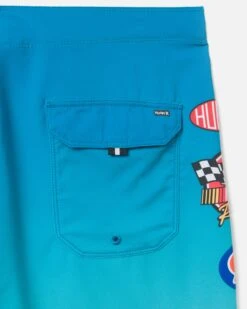 PHANTOM-ECO NASCAR FLAMES 18" BOARDSHORT -Borcelle Cloth Store mbs0011620 arctic neon 3