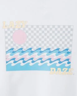 Lazy Daze Fleece Pullover -Borcelle Cloth Store mft0010970 white 3