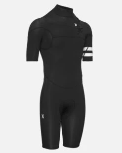 Mens Advantage 2/2mm Short Sleeve Springsuit -Borcelle Cloth Store mss0003202 010 black 4