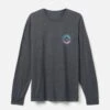 Everyday Washed Circular Long Sleeve -Borcelle Cloth Store mts0032960 black heather 1